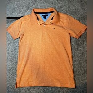 Boys Tommy Hilfiger Orange Polo